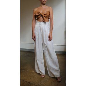 NONchalant Fabi Wide Leg Pants White